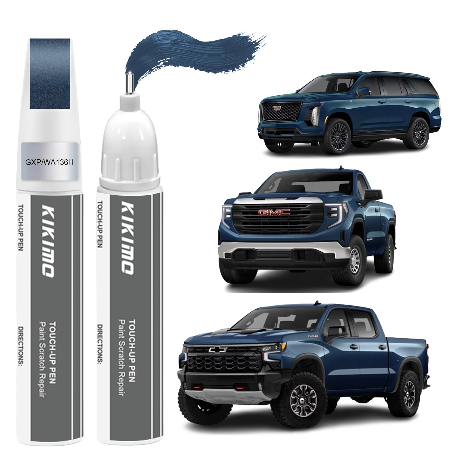 Touch Up Paint Kit For GM Lakeshore Blue Metallic Professional Finish OEM