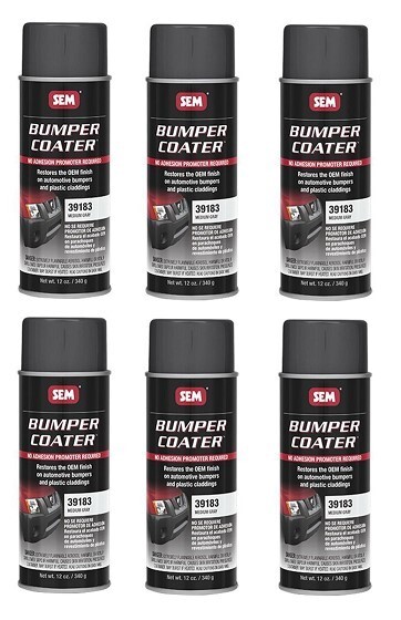 SEM 39183 Bumper Coater Medium Gray Aerosol 16 oz. (6 Pack)