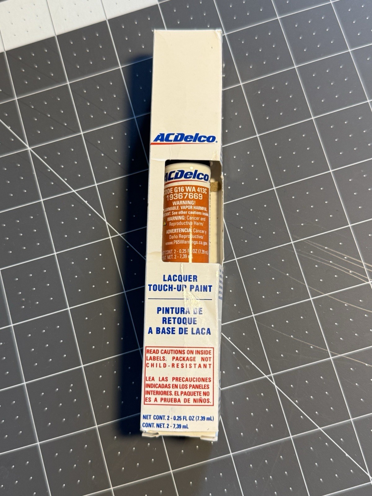ACDelco OEM 4 in 1 Touch Up Paint tube in Crush WA413C