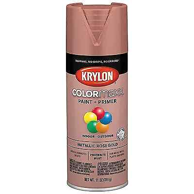 NEW – 6 PACK KRYLON PAINT+PRIMER METALLIC ROSE GOLD 5593 – FREE SHIPPING