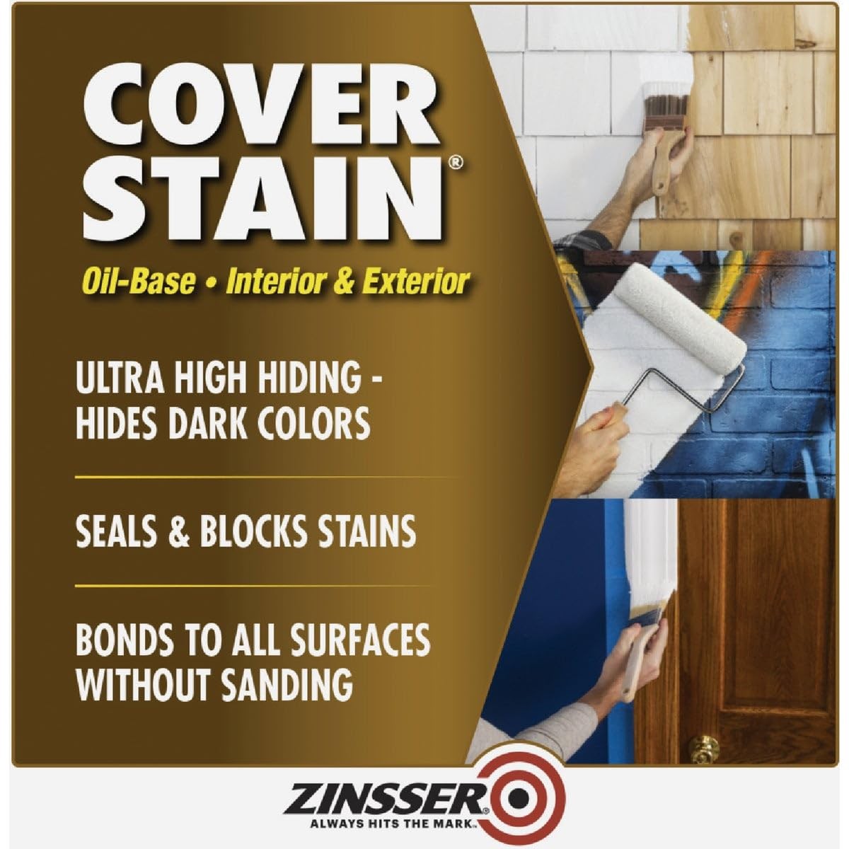 RUST-OLEUM 3550 Voc High Hide Cover Stain 5-Gallon