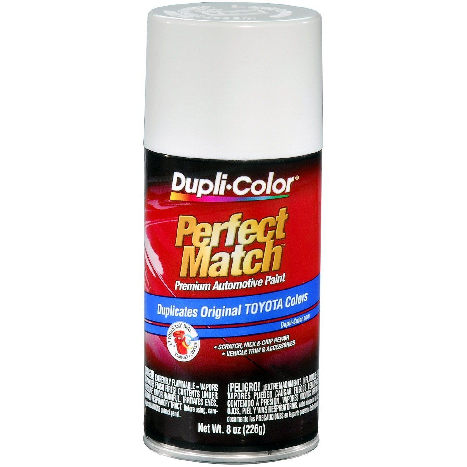 Duplicolor BTY1556 For Toyota Code 040 Super White II 8 oz. Aerosol Spray Paint