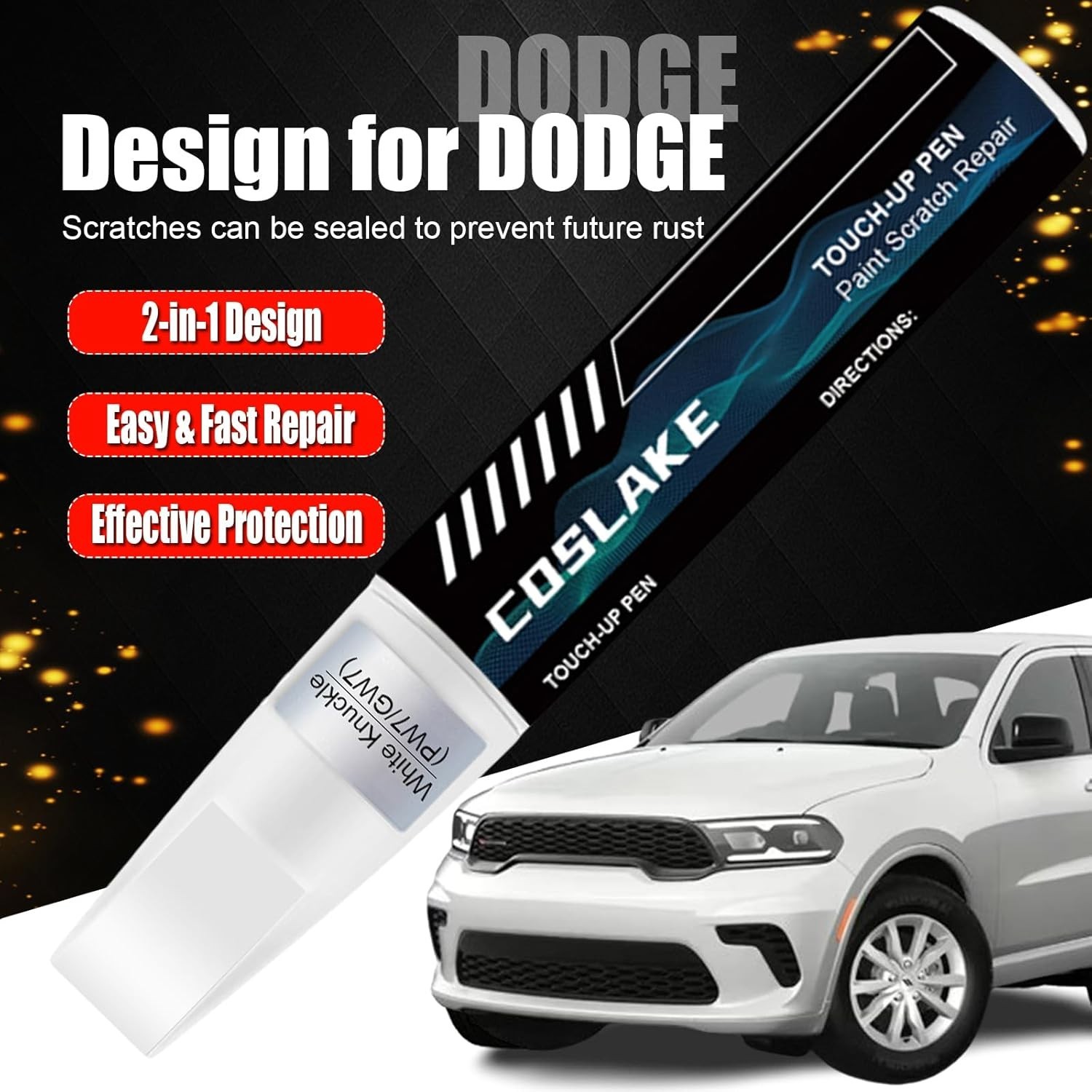 Dodge Scratch Repair Kit – Octane Red Touch Up Paint with Micro Applicators
