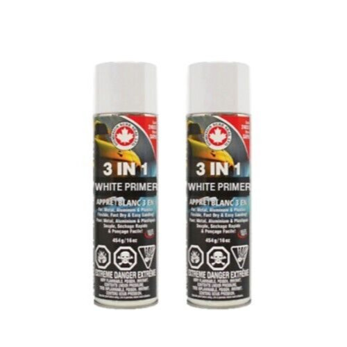 Dominion Sure Seal 24028 3 In 1 White Primer Aerosol 16 oz (2 Cans)