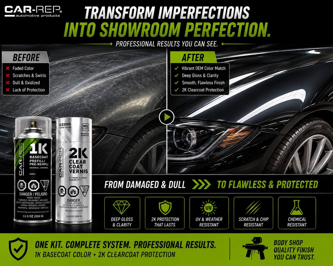 CAR-REP Basecoat & 2K Clearcoat for 2020 Hyundai Moonlight Cloud UB7