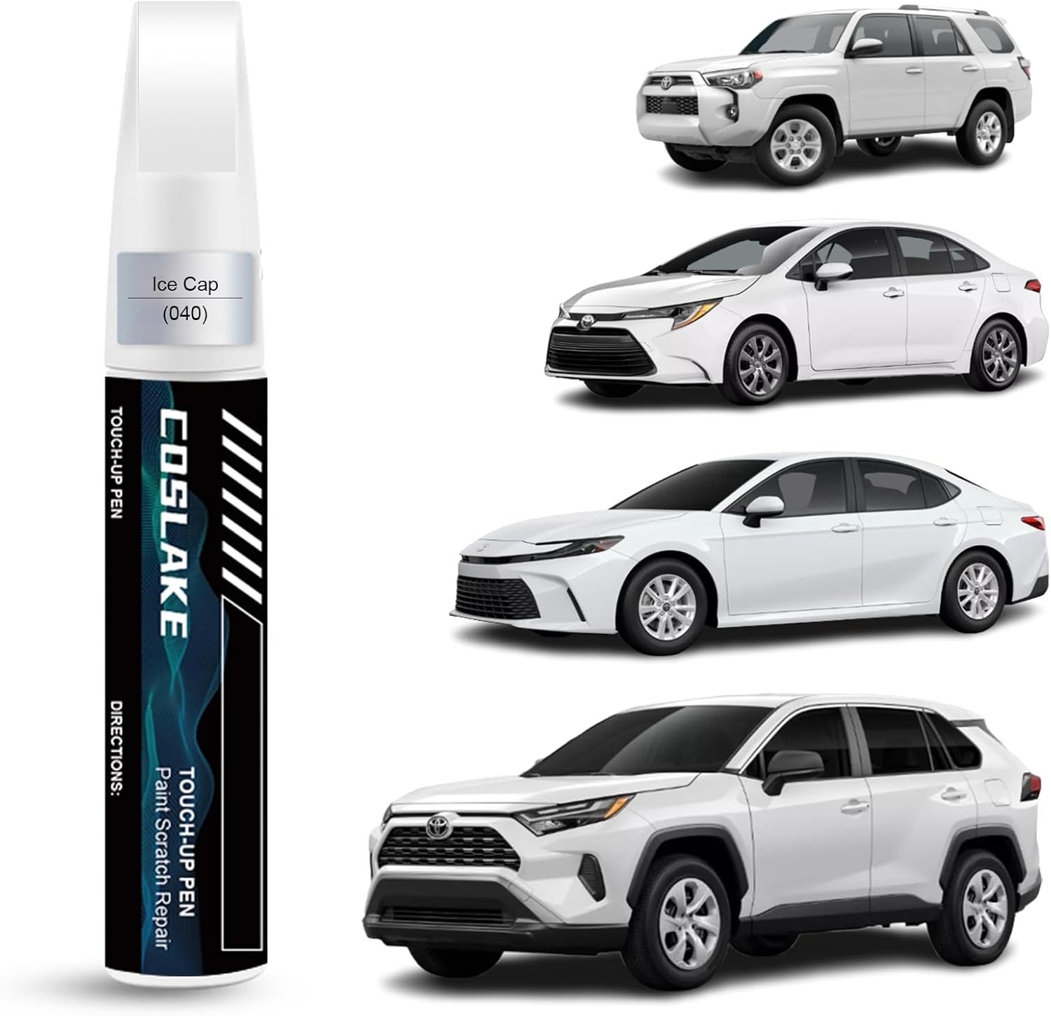 12ml Waterproof Touch Up Paint for 2024-2025 Vehicles – Ice Cap/Super White 040