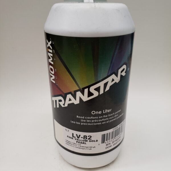 Transtar LV82 Fine Yellow Gold Pearl- No Mix Automotive Paint Toner – 1 Liter