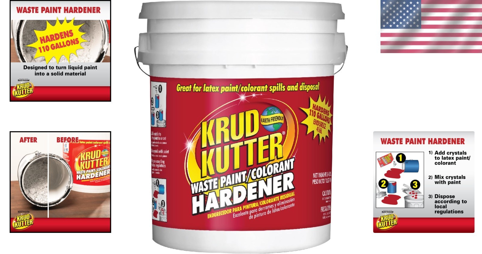 Paint Hardener for Waste Paint, Non-Toxic, 5 Gal