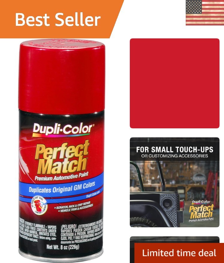 Fast-Drying 8 oz Aerosol Automotive Paint – Victory Red for Flawless Touch-Ups