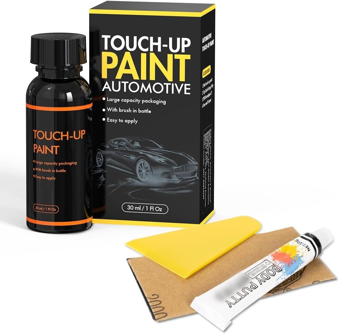 QAB Pearl White Tricoat Touch Up Paint for Nissan, DIY Car Paint Scratch Repa…