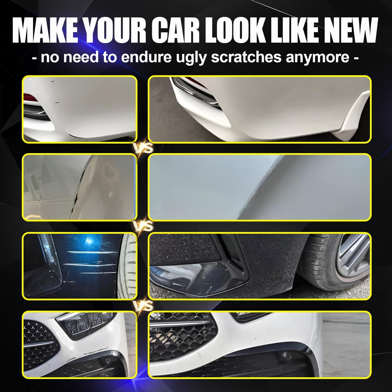 Touch Up Paint Kit For Mercedes Benz 149 9149 Polar White Scratch Repair Kit