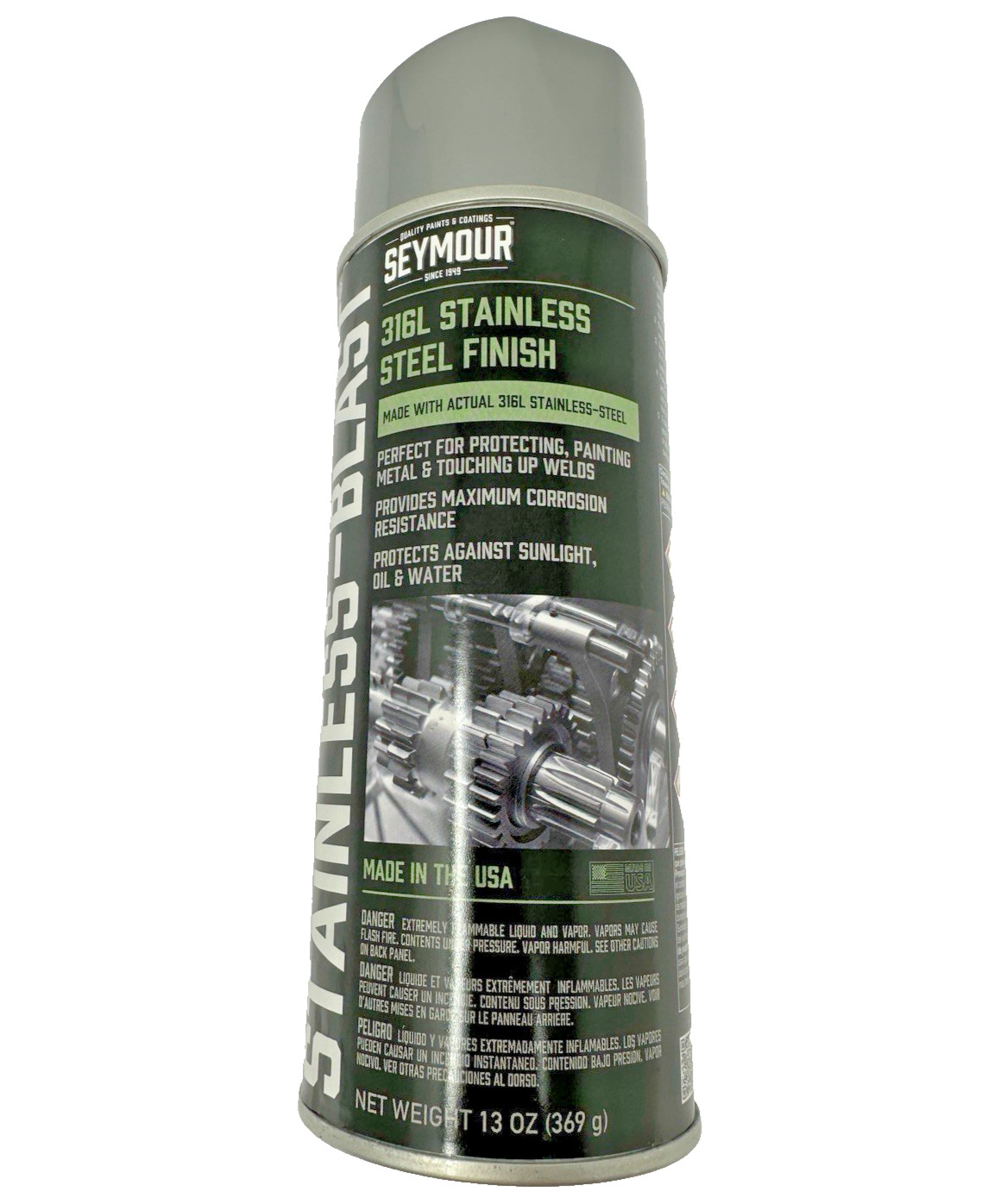 NEW Seymour 316 Stainless Steel 16-54 Top Coat 13oz Spray – Made in USA
