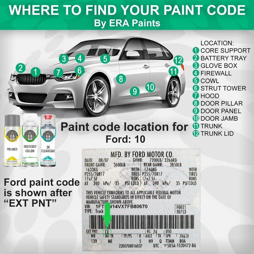 FORD Genuine OEM Touch Up Paint – PICK YOUR COLOR