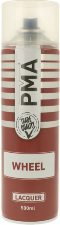 4x PMA Professional Gloss Clear WHEEL LACQUER Spray Paint 500ml Cans PA1016 +CP