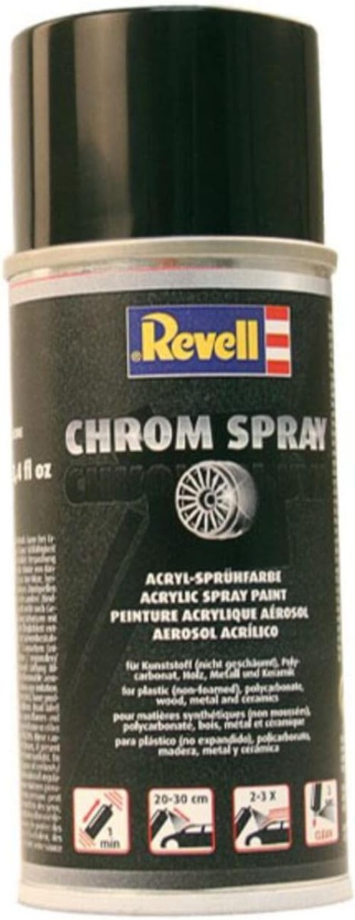 150ml Revell Chrome Spray Paint – New Lacquer for Realistic Model Finishes