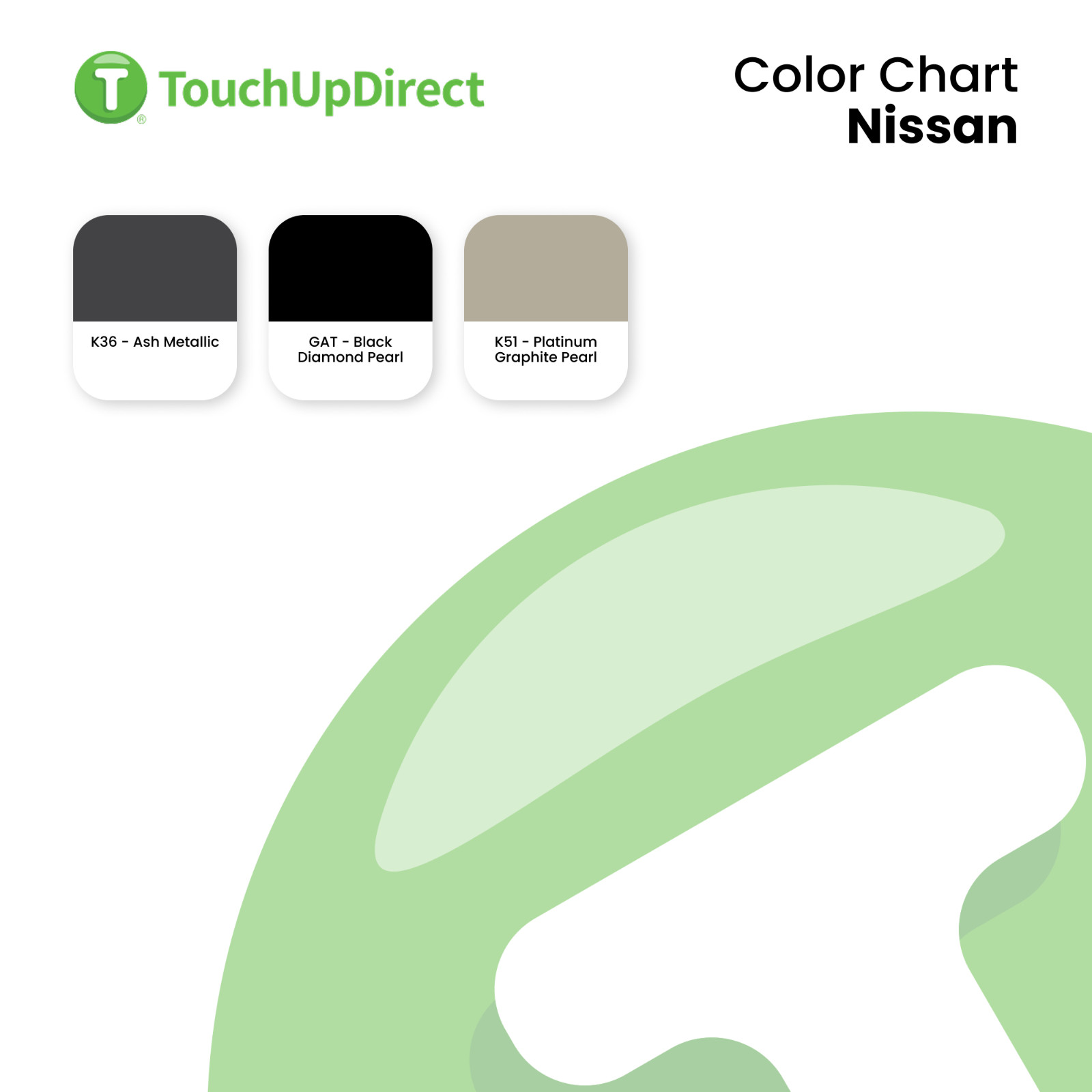 Nissan Touch Up Paint by TouchUpDirect – Brush or Spray Paint – Choose A Color