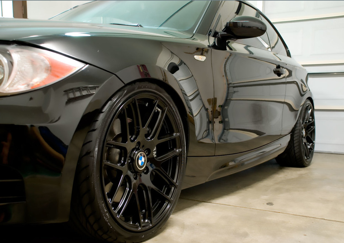 Gloss Black Spray Paint for Wheels Aluminum Alloy Steel Metal Plastic Restore 3P