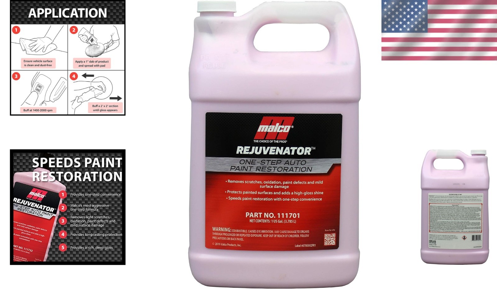 Restorative Auto Paint Rejuvenator – 1 Gal, Scratch Repair, Deep Gloss