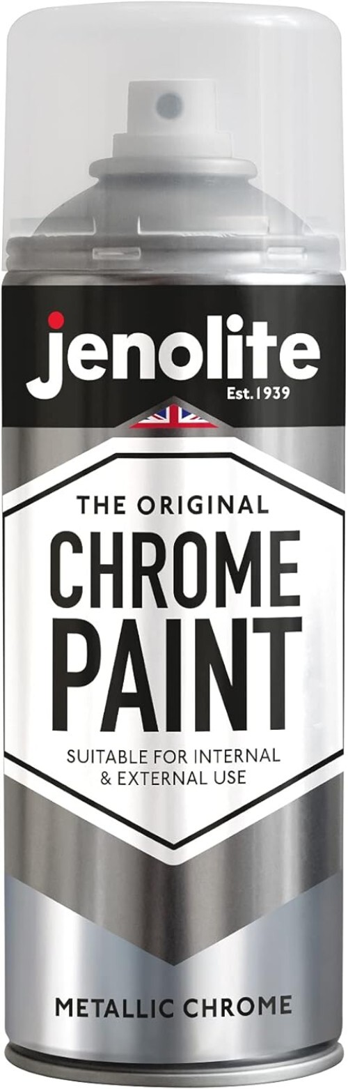 High-Quality Multi-Surface Chrome Spray Paint – 400ml for Interior/Exterior Use