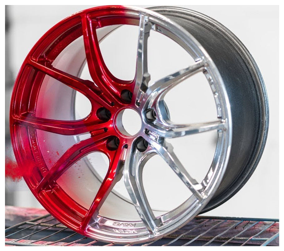Metallic Red Chrome Wheels Spray Paint Rim Steel Aluminum +Primer Coating 3 Cans