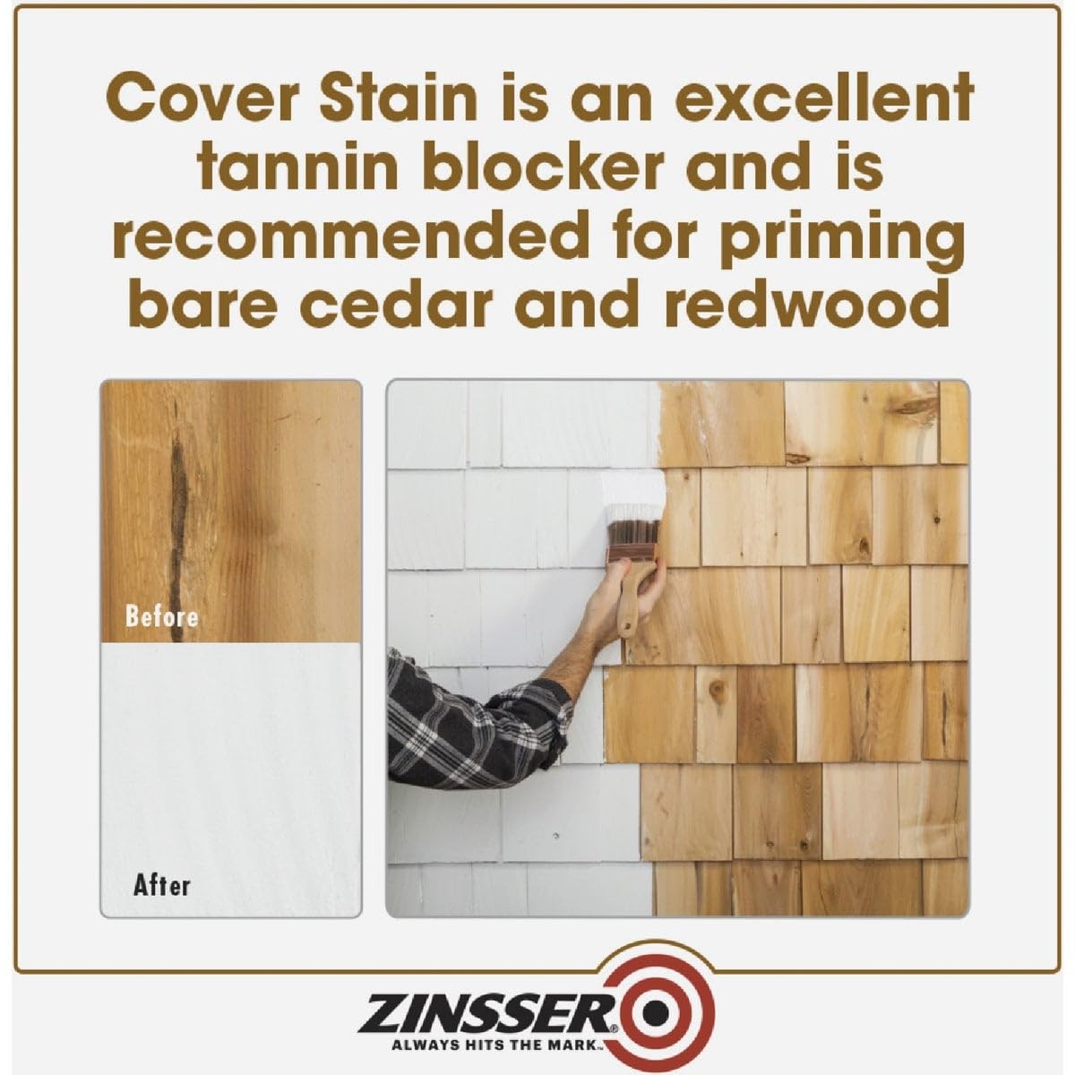 RUST-OLEUM 3550 Voc High Hide Cover Stain 5-Gallon
