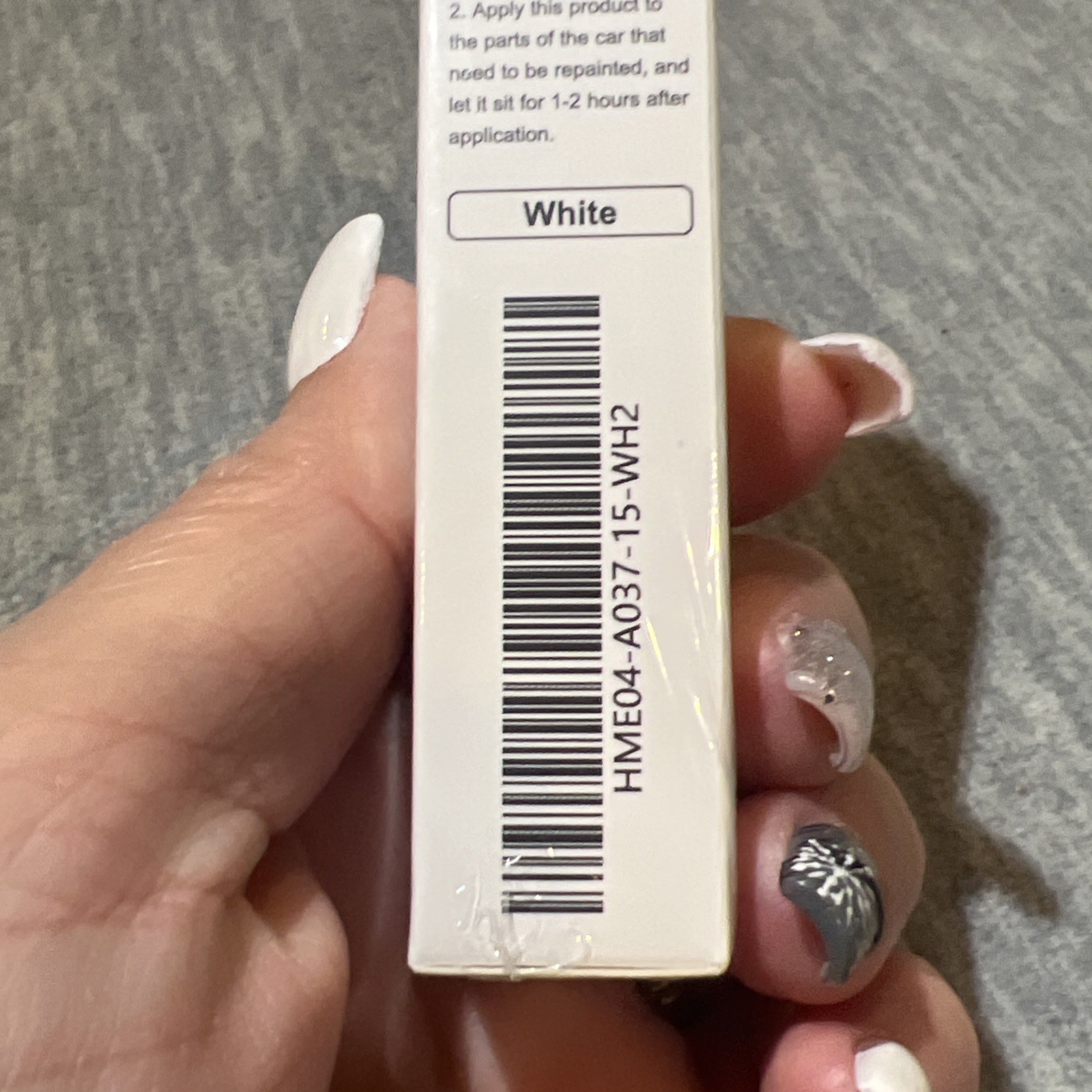 Homonth Car Scratch Repair Pen White 1.5ML DIY Exterior Paint Quick Sealed NIB
