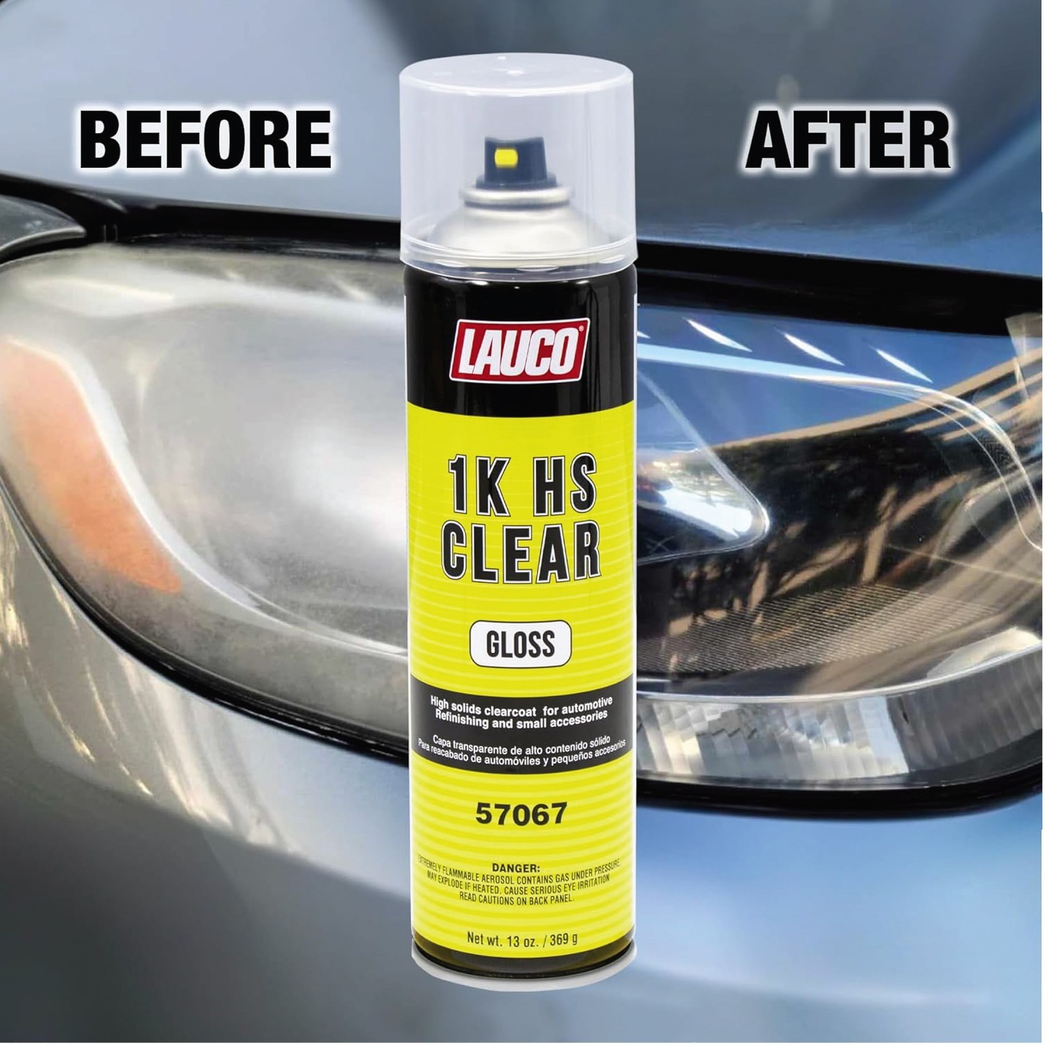 1K HS Gloss Clear 13 oz. Automotive Aerosol Spray Paint Can