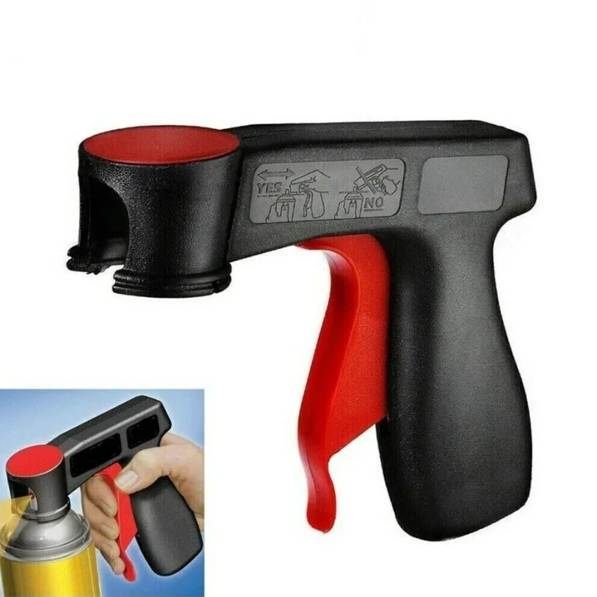 Universal Spray Can Gun Trigger Handle Pistol Grip for Aerosol Paint Cans UK