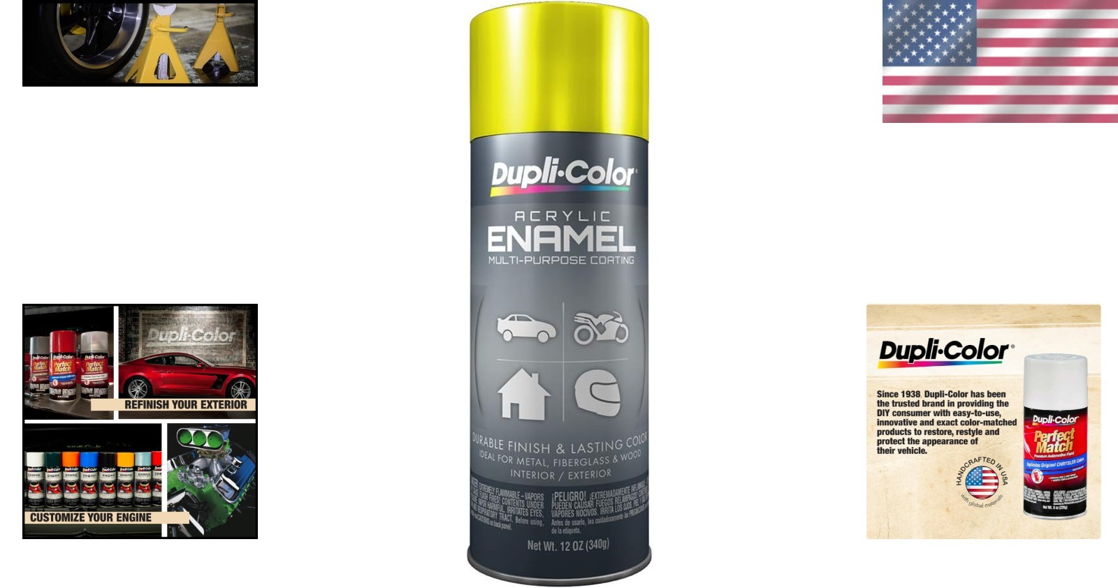 Glossy Chrome Yellow Spray Enamel 12 oz – Ultimate Protection & Coverage