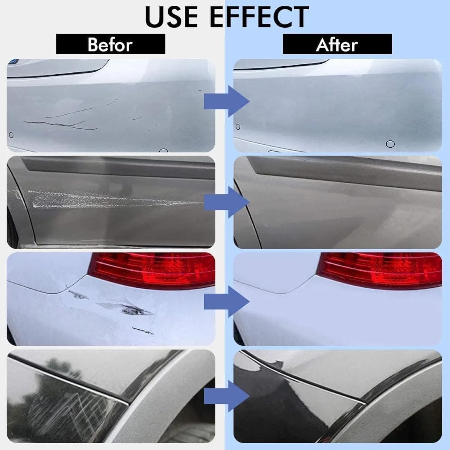 2 Pack All Cars Magic Pen Scratch Remover Clear Coat Repair Applicator Tool Set