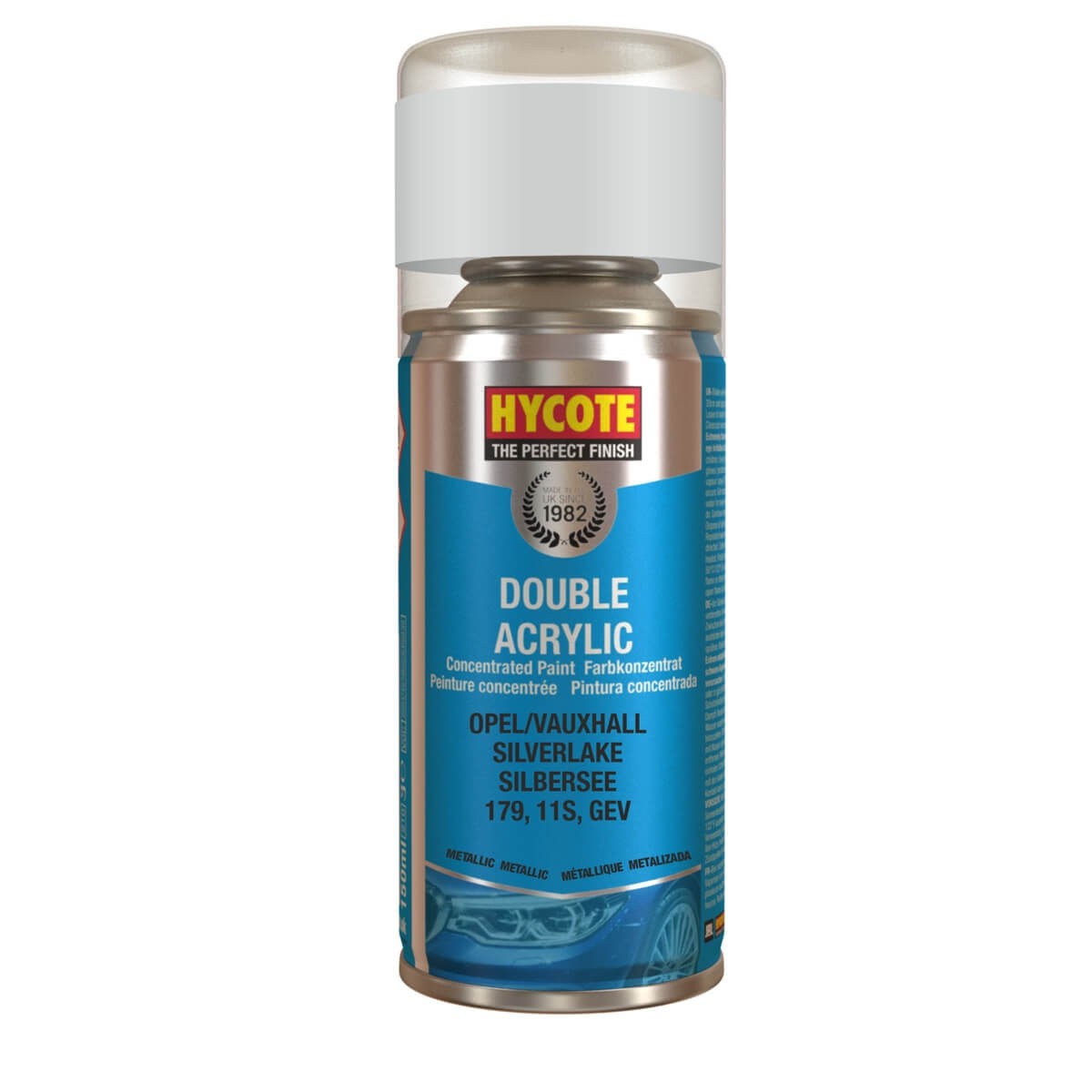 Hycote Vauxhall Silverlake Metallic Spray Paint 150ml XDVX731