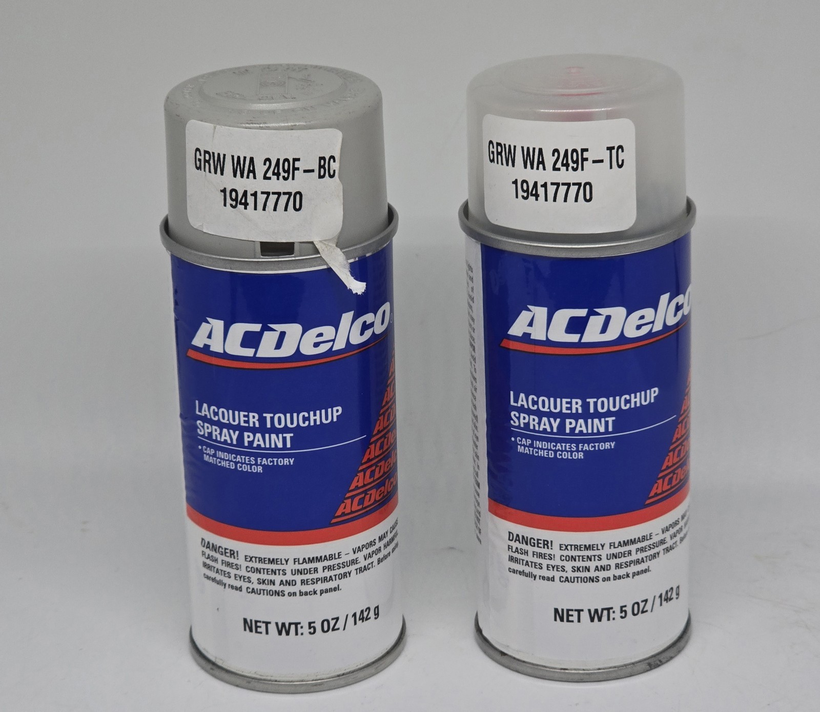 ACDelco GRW WA 249F Touch Up Spray Paint 5oz Factory Matched Color OemGM 2pk