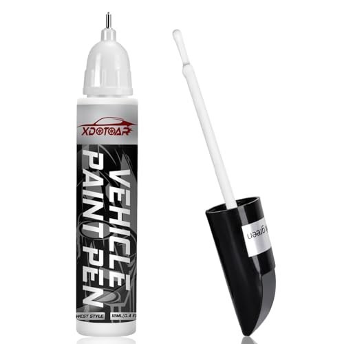 White Car Paint Touch Up Pen Color Accurate Scratch Repair Fast Dry UV Resistant