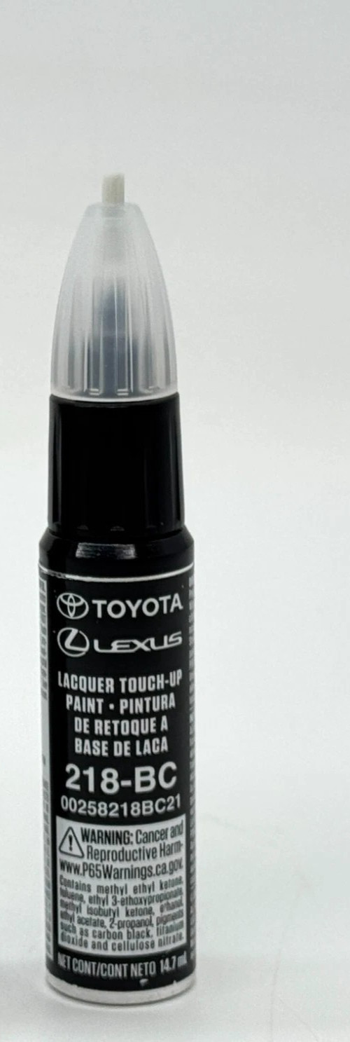 Toyota Touch-up Paint Midnight Black Metallic w/o Clear Coat (218) Genuine OEM