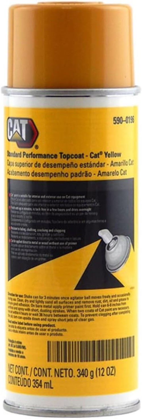 Caterpillar Standard Performance Yellow Paint – Versatile 12oz Interior/Exterior