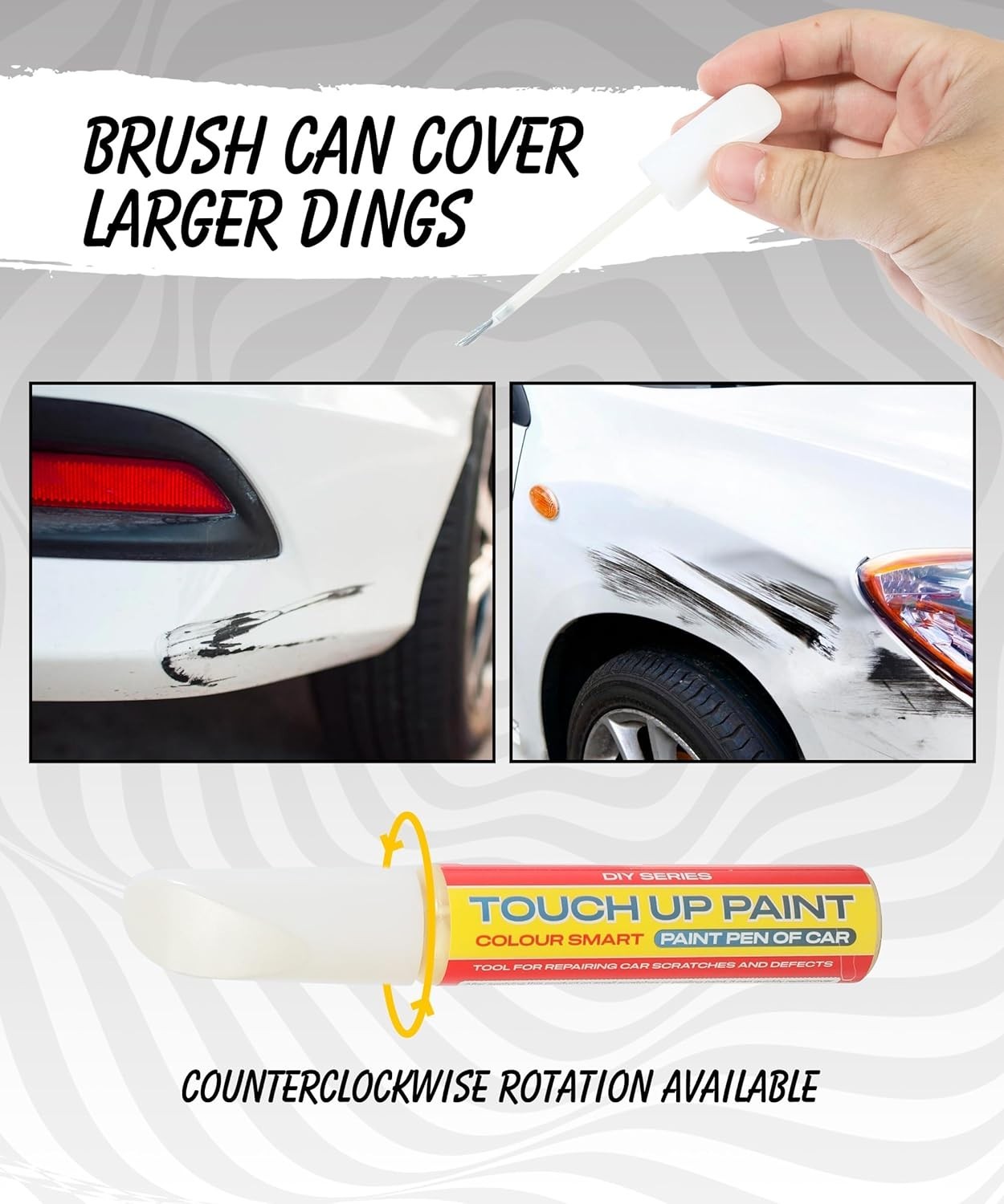 Pearl White Car Scratch Repair Pen – Easy Touch Up Paint for Auto Finishes