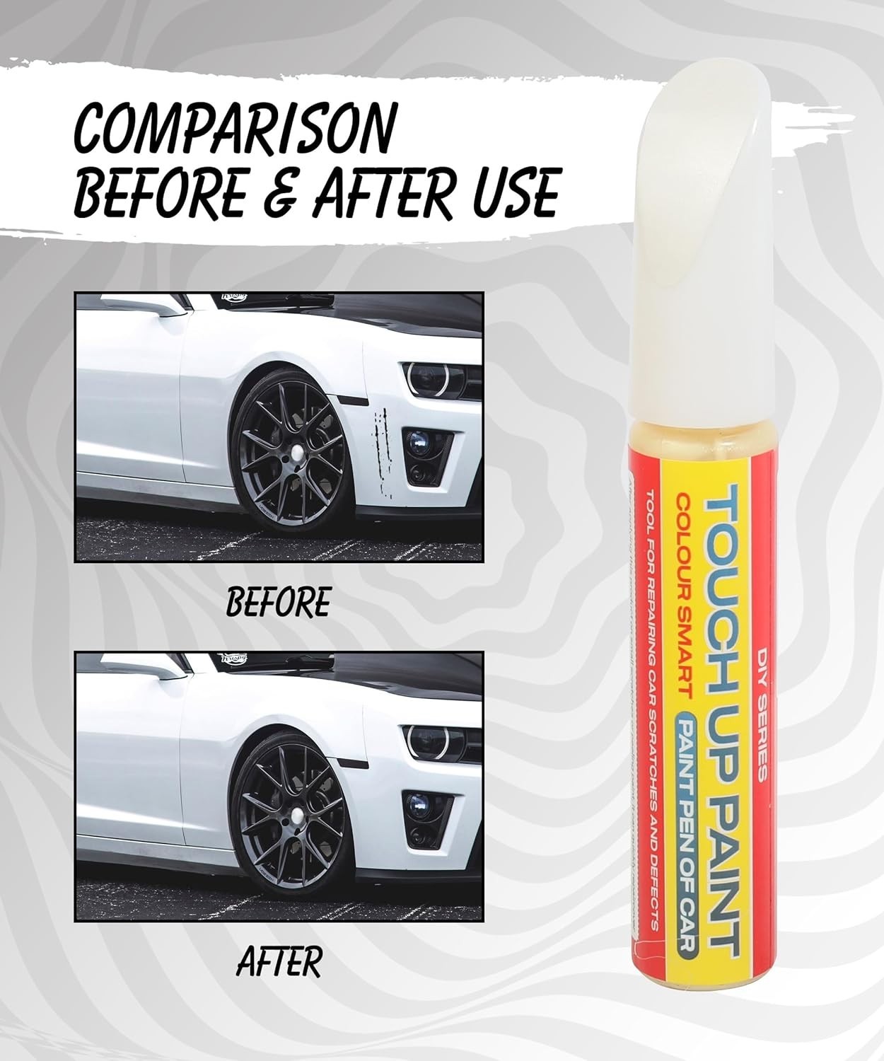Pearl White Car Scratch Repair Pen – Easy Touch Up Paint for Auto Finishes