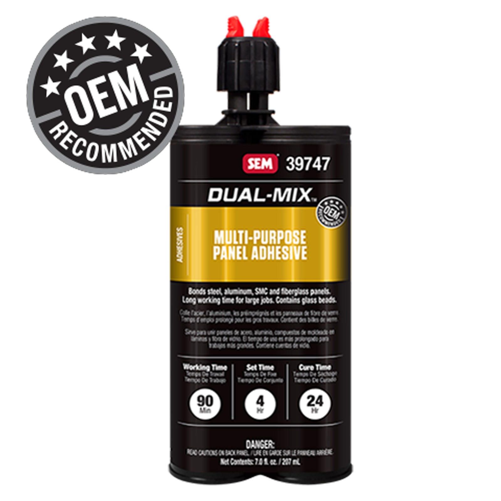 SEM 39747 Multi-Purpose Panel Adhesive Dual-Mix Tube