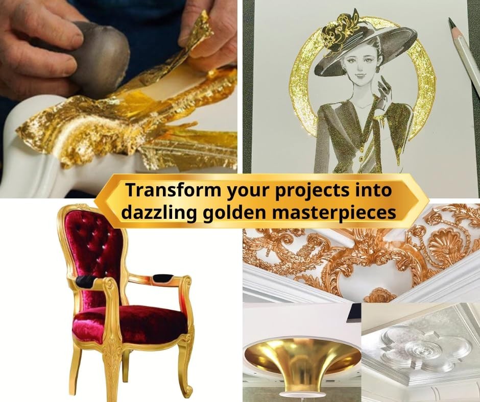 100ml Gold Leaf Adhesive & Protective Varnish – Ideal for Art and Restoration