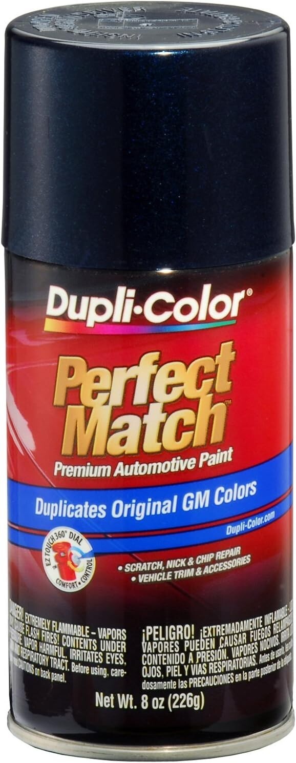 Duplicolor BGM0500 Perfect Match GM Dark Ming Blue Met 8 oz – 25 WA722J