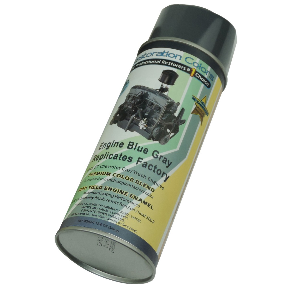 Spray Paint Dark Gray High Temp Engine Enamel 1941-57 Chevrolet Car Truck 1pc
