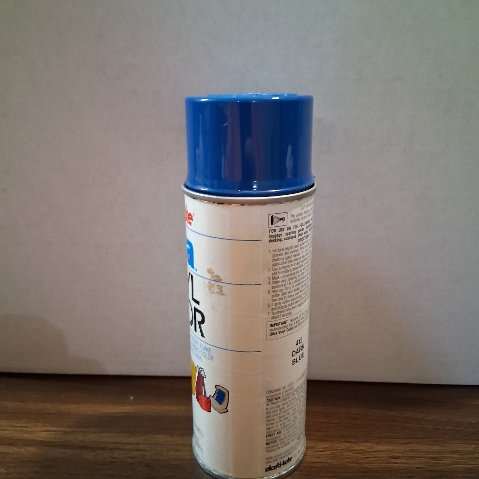 Plasti-kote Ultra Vinyl 413 Dark Blue Spray Can