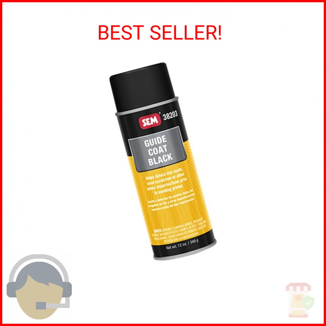 SEM 38203 Black Guide Coat – 12 oz.