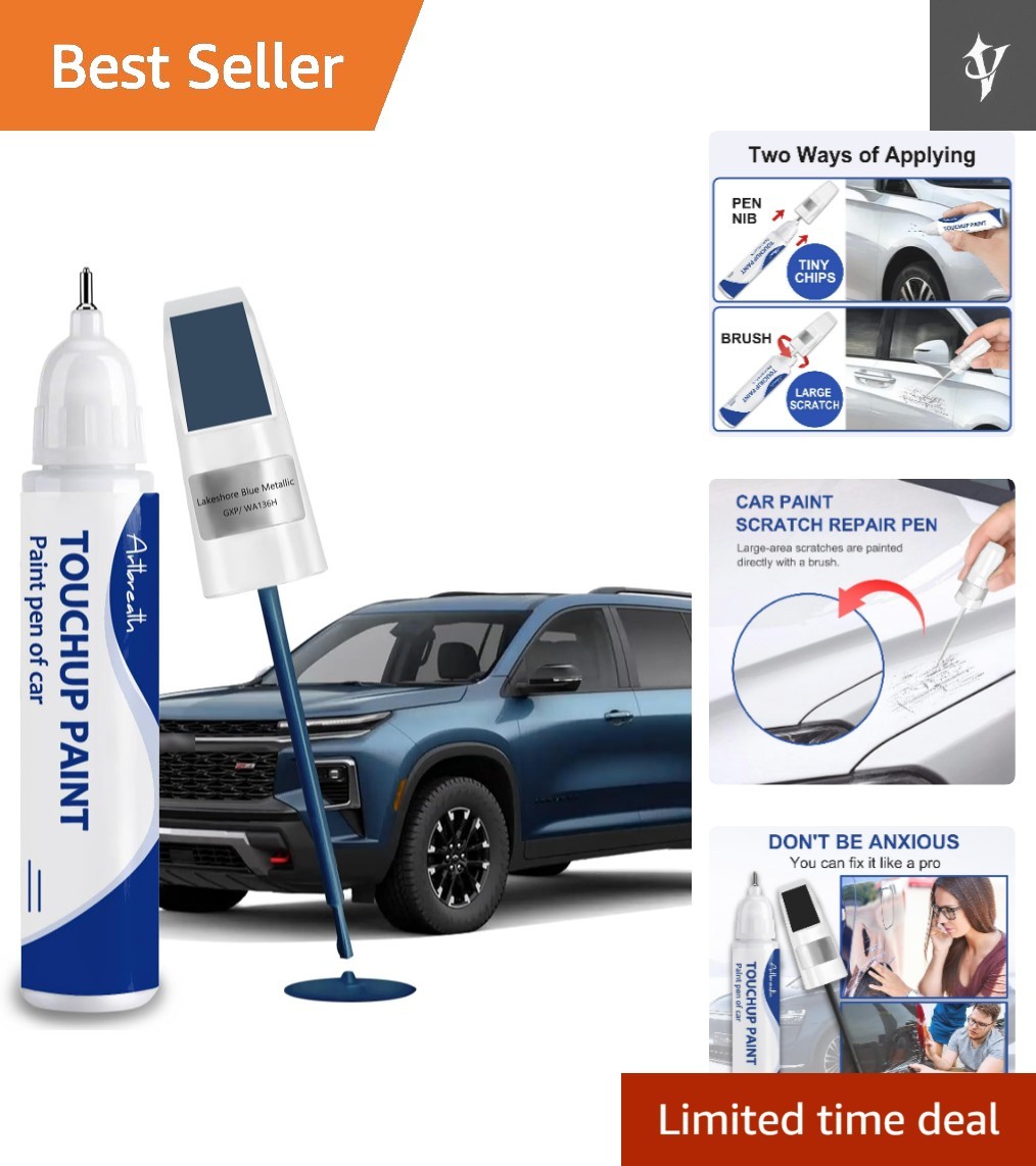 Lakeshore Blue Metallic Touch Up Paint for Chevrolet – Effortless Scratch Repair