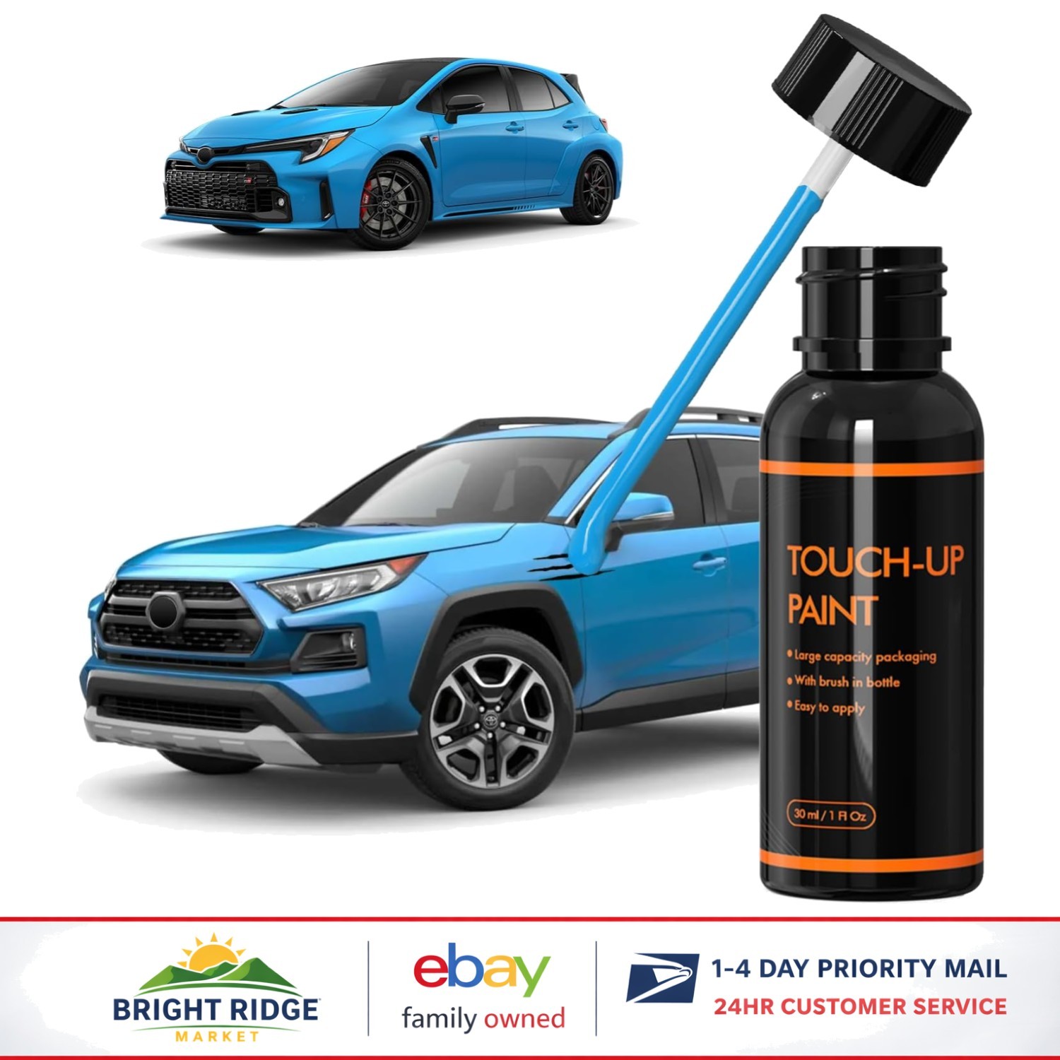 DIY Car Paint Scratch Repair Kit for Metal Surfaces, Waterproof & Rust Resistant