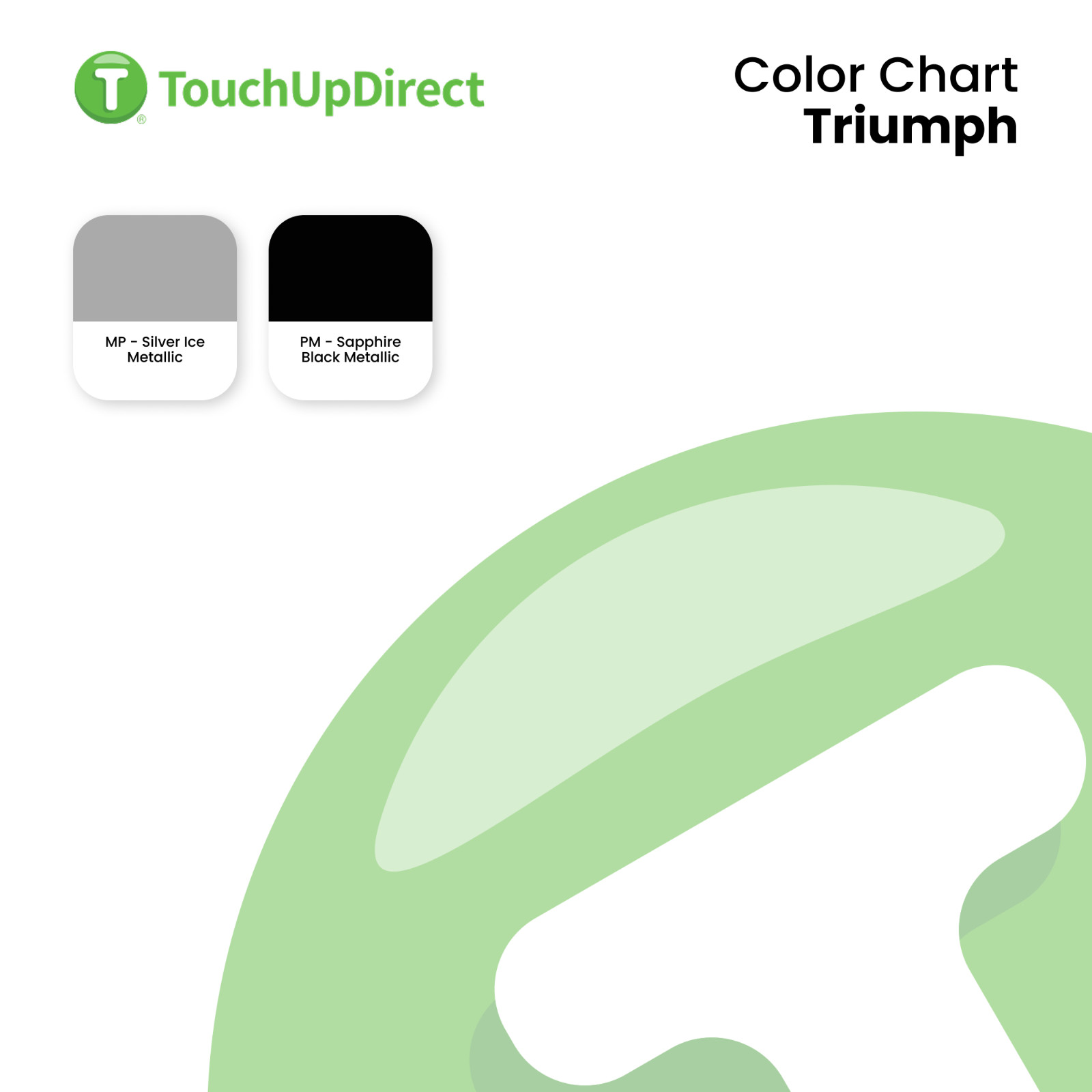 Triumph Touch Up Paint by TouchUpDirect – Brush or Spray Paint – Choose A Color