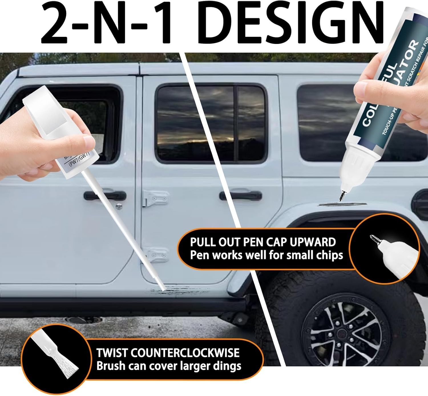 Delmonico Red Velvet Pearl Touch-Up Paint Kit for Jeep – Seamless Scratch Rep…