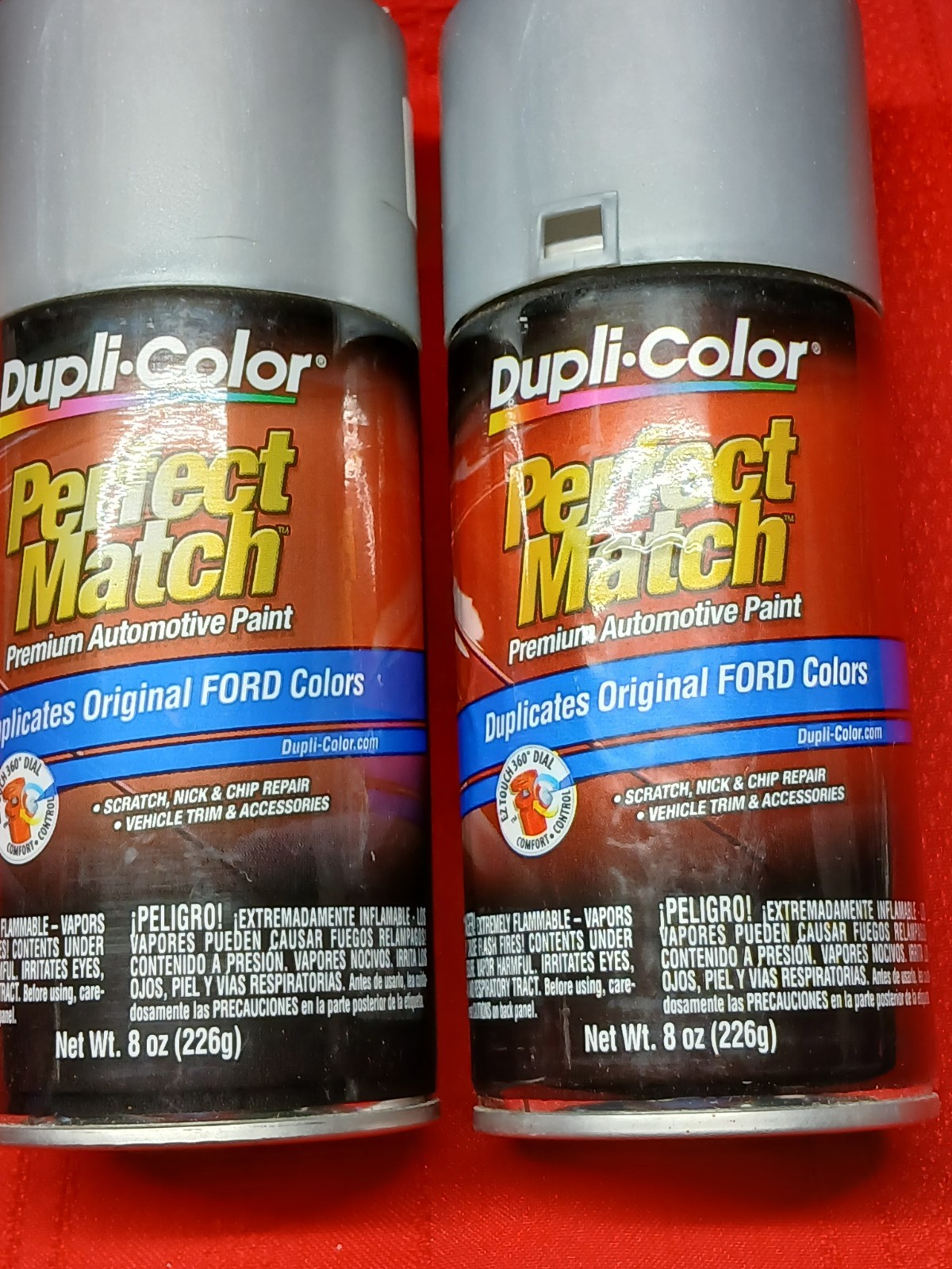 2-8oz. Dupli-Color Perfect Match Auto Paint Ford BFM0383 Silver Metallic T229