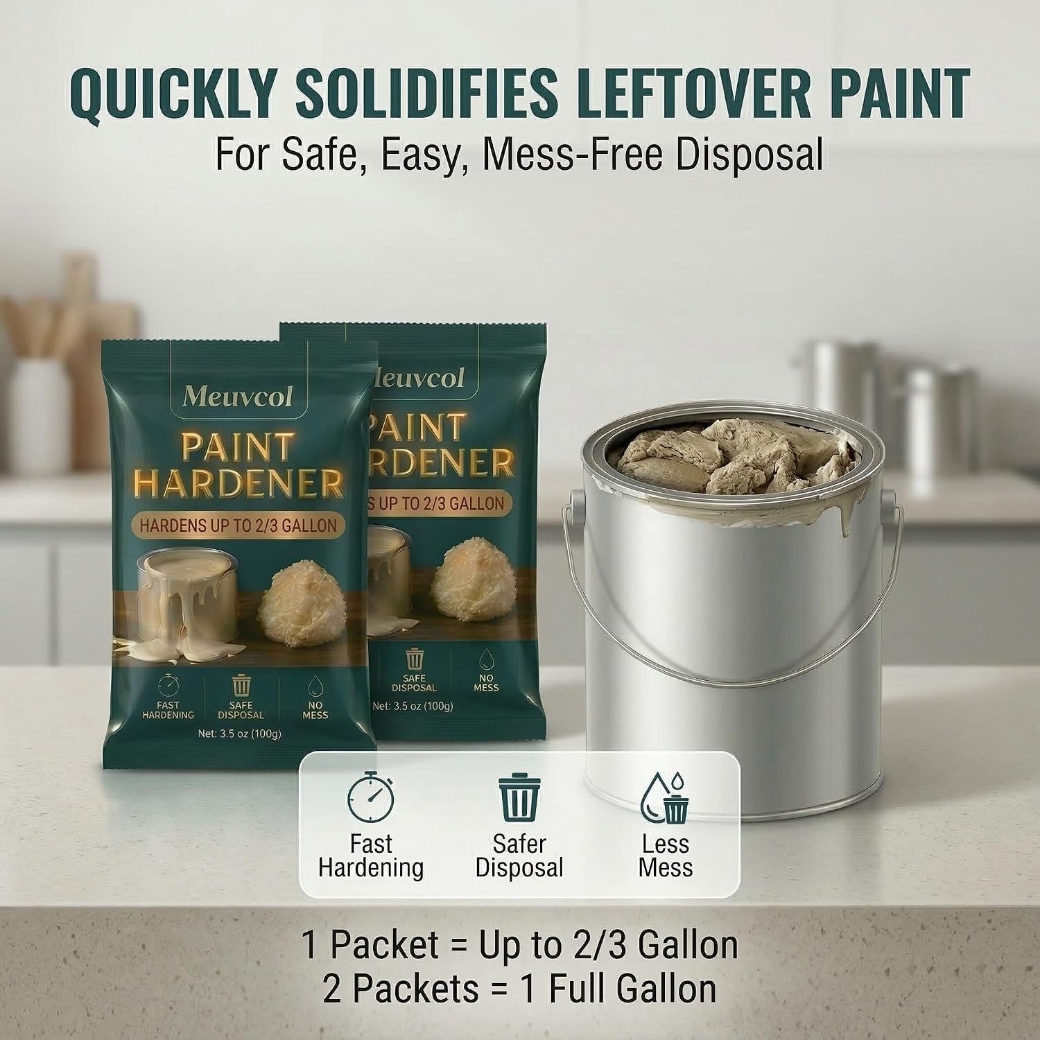 Fast-Acting Paint Hardener for Latex & Acrylic Paint
