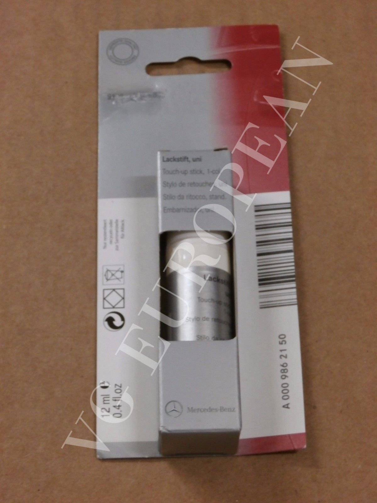 Mercedes-Benz Genuine Touch-Up Paint Stick Cirrus White 9650 650 color OE